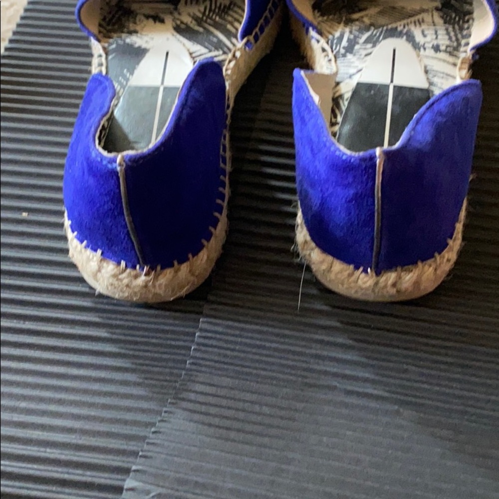 Cobalt blue suede dolce vita espadrille size 8 - Picture 2 of 4